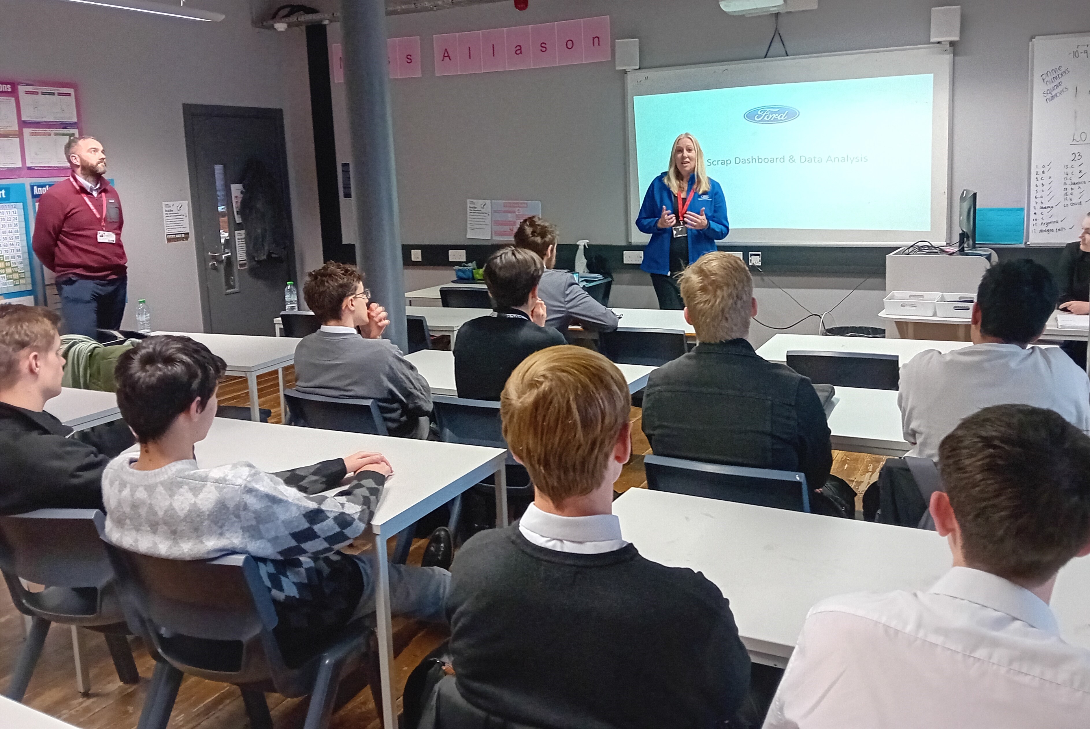 classroom of young adults